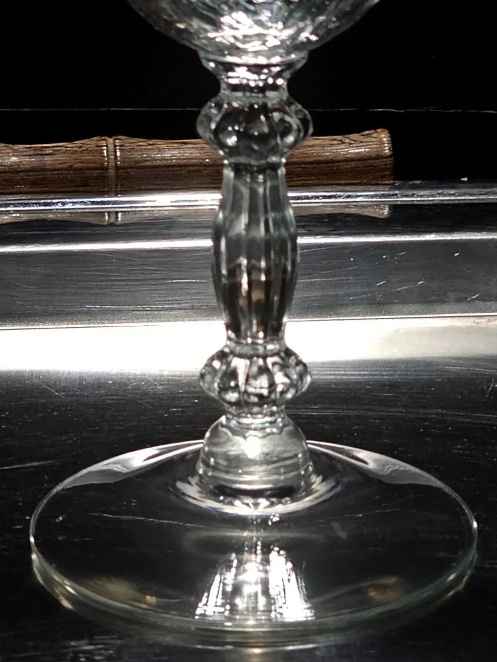 Cambridge Caprice Champagne Coupe sherbet cocktail 1950s Elegant Glass vtg mid c